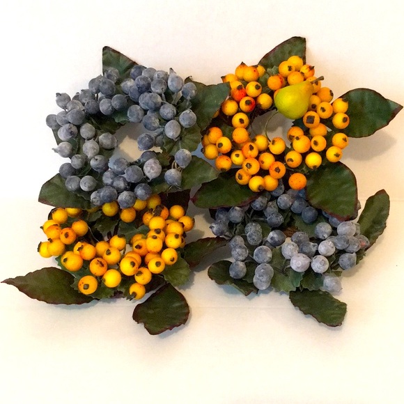 Decorative Fruit Accent 4 pieces NEW - Picture 4 of 13